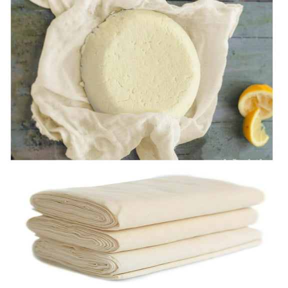 35.4x35.4In Cotton Cheese Cloth,4Pcs Hemmed Cheese Cloth,Reusable Washable Square Cheese Cloths for Straining,Basting