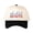 Black, variant on Red, white&BRUNETTE Letter Embroidered Color Block Trucker Hat Unisex Adjustable Cotton Breathable Fashion Cap for Travel Daily Wear