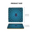 thumbnail image 5 of Xecao Spider And Cobweb for MDF Cork Coaster 4 Pcs,Drink Coasters,Suit for House Warming Gifts New Home ,Coffee Table Decor-Square, 5 of 7