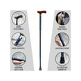 thumbnail image 7 of Briggs Healthcare Designer Folding Cane Blue Ice 502-1325-9913, 7 of 7