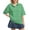 Green #4, variant on Dresfit Polo Shirts Womens Striped Button Down Golf Shirts 2026 Summer Short Sleeve Tennis T Shirts Plus Size Lightweight Oversized Back To School Tops M