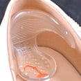 thumbnail image 2 of Ruanlalo 2 Pairs Silicone High Heel Shoes Insole Pad Cushion Grips Foot Protect Heel Liner, 2 of 5