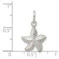thumbnail image 5 of 925 Sterling Silver Polished Starfish Charm Pendant, 5 of 5