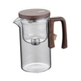 thumbnail image 4 of Transemion Glass Teapot with Infuser Multipurp Tea Kettle for Hiking Kitchen Cam clear 720ml clear 720ml, 4 of 6