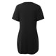 thumbnail image 4 of Mini vestido sin espalda con cuello en V para mujer - Vestido informal de verano para la playa - Conjunto de fiesta de manga corta - S-XXL, 4 of 5