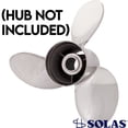 thumbnail image 2 of New Stainless Steel Propeller Compatible With Johnson/Evinrude By 9572-148-23 13705A46 48-13705A46 6CF-45974-00-00 6CF-45974-20-00 6R1-45974-A0-00 Diameter 14.75" x 23" Pitch LH Rubex, 2 of 2