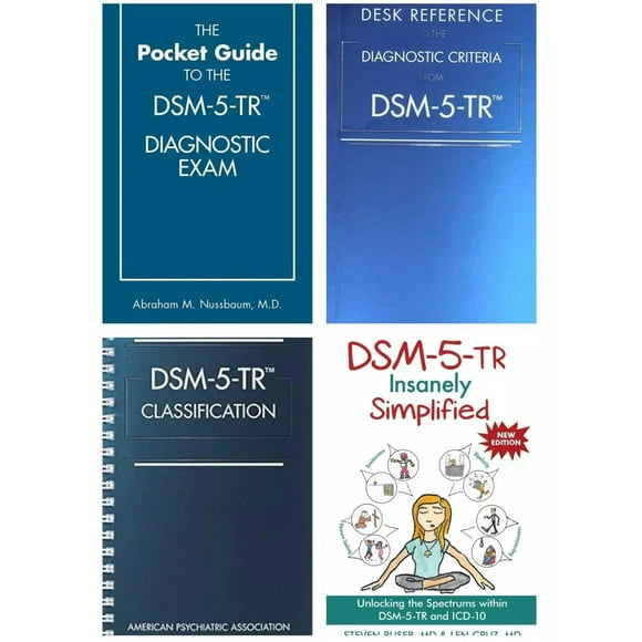 DSM 5 TR Combo Set Desk Reference + Classification + Simplified + Pocket Guide