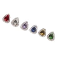 thumbnail image 2 of 30 piezas de diamantes de imitación para coser, 6 colores, manualidades DIY, diamantes de imitación de cristal con 4 agujeros para manualidades de ropa, 2 of 12