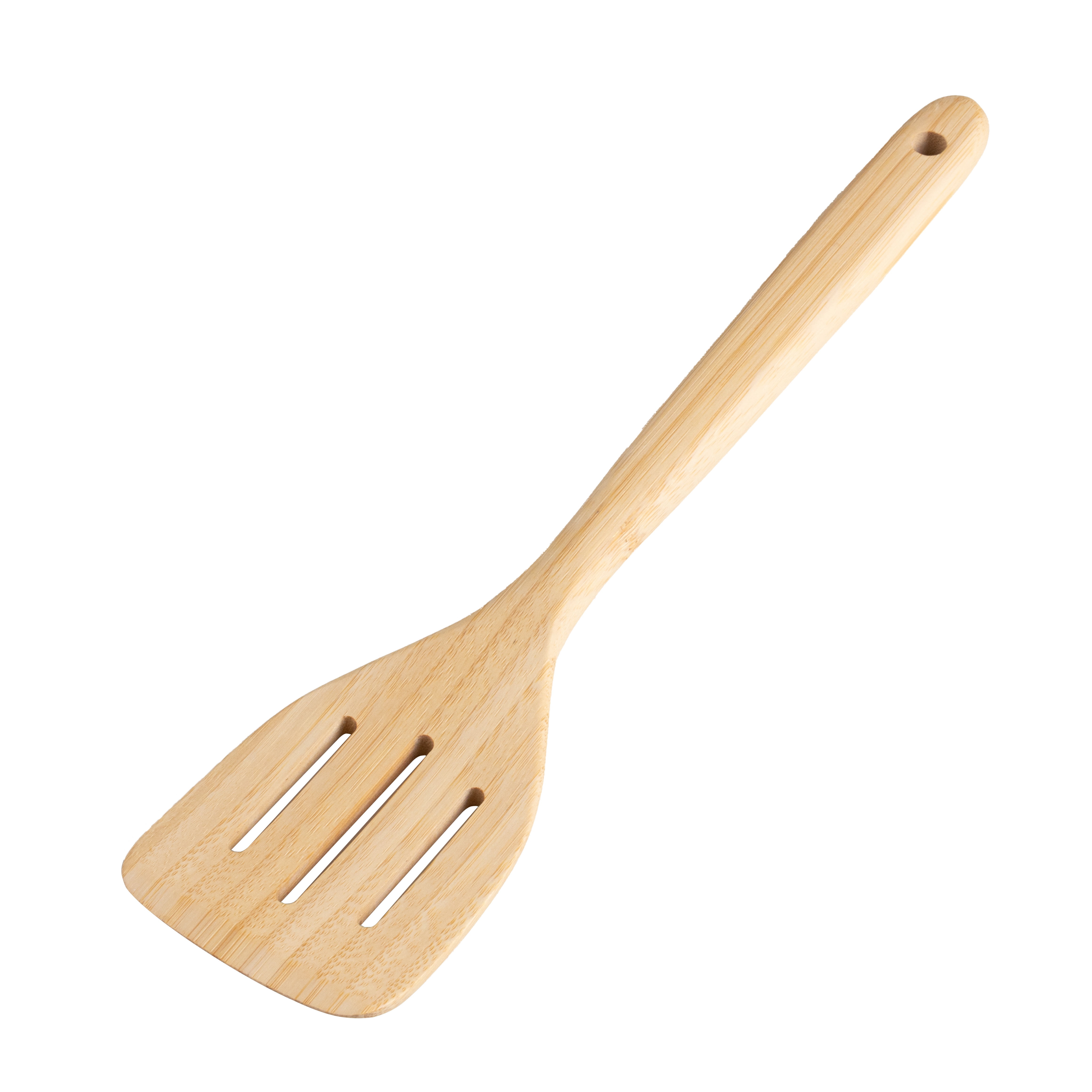 Mainstays 13 in Bamboo Slotted Kitchen Turner