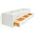 thumbnail image 6 of Ariel W072D-BC-MNB Hutton 72" Double Wall Mounted Vanity Cabinet Only - Blue, 6 of 7