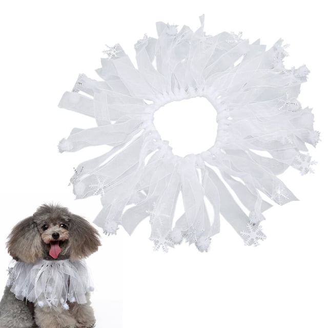 Disfraces Navideños Para Mascotas, Collar Navideño Atractivo Y Agradable Para La Piel Elástico Para Gatito Y Cachorro