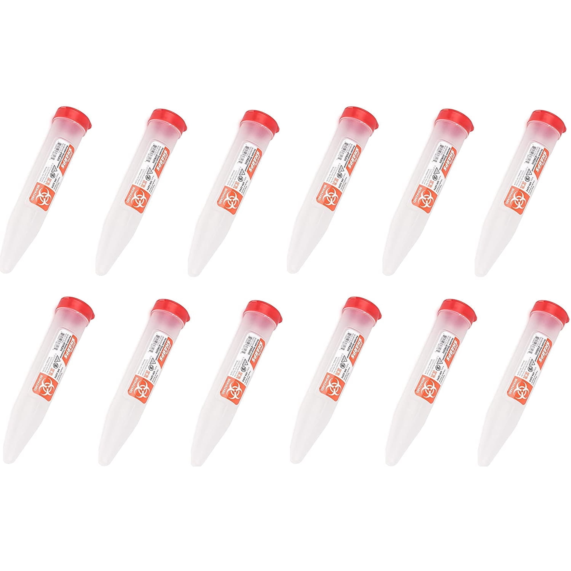 Ever Ready First Aid Porta Sharps Transportable Sharps Container with Locking Mechanism - 12 Count
