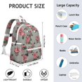 thumbnail image 6 of Pioneer Flower Backpack for School,Cute School Bag,Schoolbag with Adjustable Shoulder Straps & Padded Back,13.4"x11"x4.7", 6 of 6