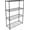 Black, variant on QUIOCOZY Heavy Duty Metal Storage Shelving Unit, 4 Tier Adjustable Wire Rack with Wheels, 1000 Lbs Loading Capacity, 36"x14"x56", Chrome