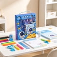 thumbnail image 6 of Cute Handheld 6 Piece Stationery Gift Set Complete studentt schooll Supplies Kit Pencil Box Set For kidss Birthday Back To schooll Rewards, 6 of 9