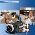 thumbnail image 6 of ORDRO HDV-V12 Video Camera Camcorder 16X Digital Zoom Night Vision Recorder 3.0 Inch Rotation LCD, 6 of 11