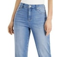 thumbnail image 2 of Style & Co. Women's Ombre Wash Cropped Jeans Bleached Dipdye Petite Size 6P, 2 of 4