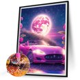 thumbnail image 2 of Cuadros Decorativos 5D Wdftyju bricolaje taladro redondo completo diamante pintura coche kit decoración del hogar arte artesanía de costura negro 4 estilos, 2 of 9