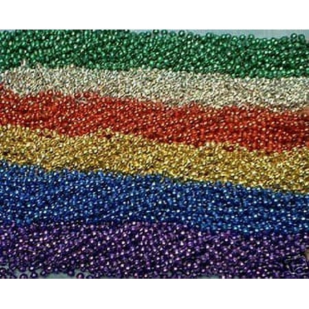 216 Assorted Mardi Gras Beads Necklaces Party Favors Huge Lot 18 Dozen