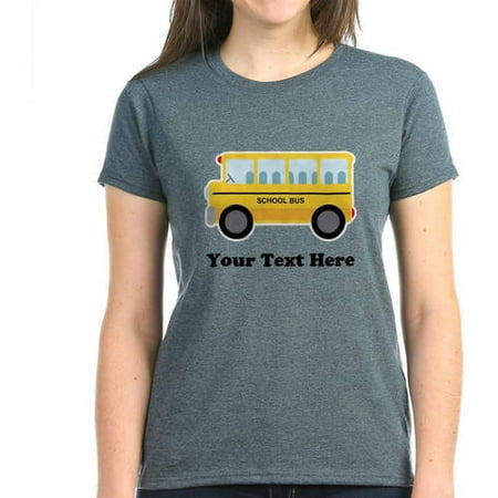 Cafepress Personalized School Bus Women's Dark T-Shirt