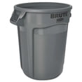 thumbnail image 3 of Rubbermaid Commercial Products Brute 32 gal Touchless Indoor 1 Compartments Plastic Garbage Cans, Gray, 3 of 8