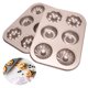 thumbnail image 4 of Molde para pasteles de acero al carbono, molde para pasteles antiadherente de 2 piezas, fácil de limpiar para la cena familiar Cocina diariaArtAndCraft Fyydes Descripción de la referencia, 4 of 6