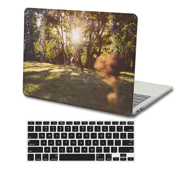 KSK KAISHEK Hard Case Cover Compatible New MacBook Air 13 inchs 2018 2019 2020 2021 2022 A2337 m1 A2179 A1932 + Black Keyboard Cover, Blue series A 0462