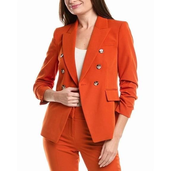 Tahari ASL womens Petite Blazer, 8P, Red