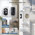 thumbnail image 4 of Veise Keypad Deadbolt Door Lock, Keyless Entry, Easy Installation, Auto Lock, Matte Black, 4 of 10