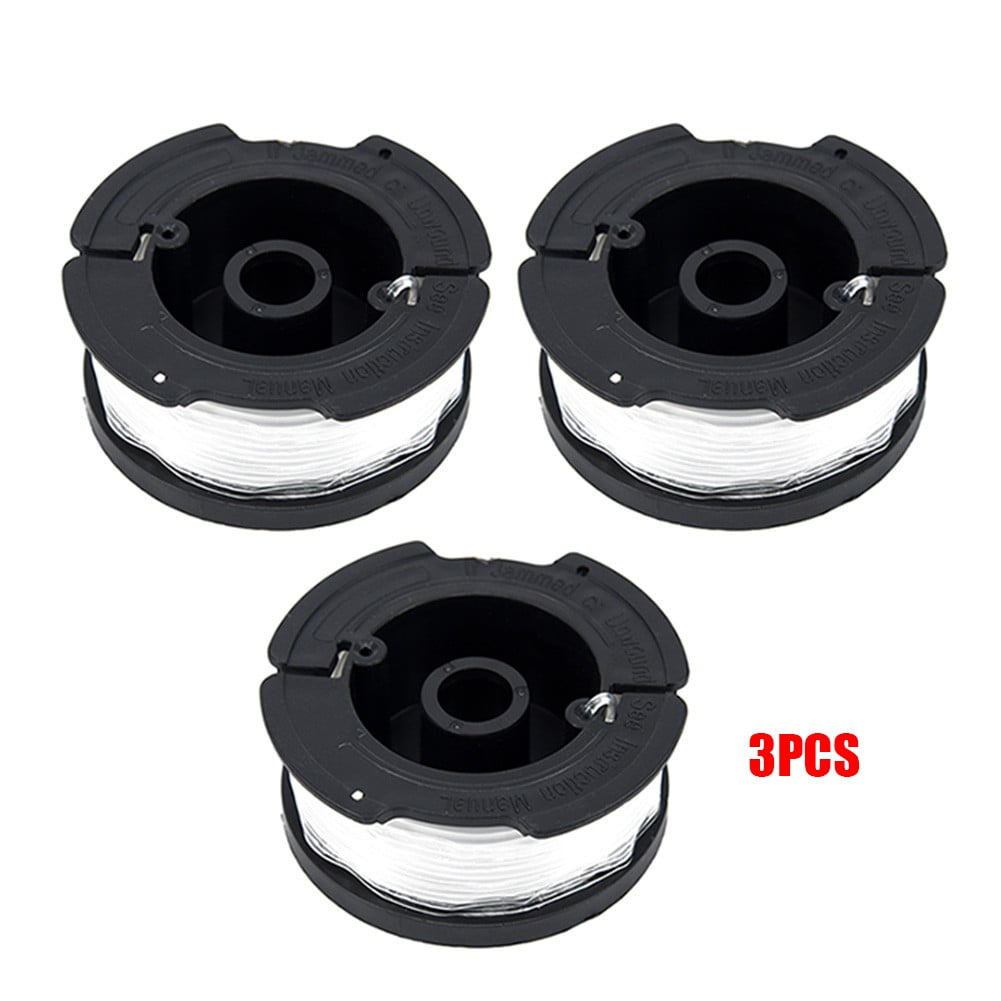 4pcs Grass Trimmer Spool For Black Decker Cap AF100 GL280 GL301