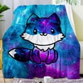 thumbnail image 2 of Fox Blanket Super Soft Flannel Fox Throw Blanket Fox Gifts for Women Girls Boys Kids Adults 50" X40", 2 of 6