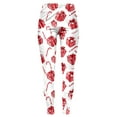 thumbnail image 5 of Dmsael Christmas Yoga Pants for Women Christmas Leggings For Women Casual Fashion Xmas Santa Printed Sports Tight Full Length Yoga Pants Soft Stretchy Tummy Control Legging White,XL, 5 of 6