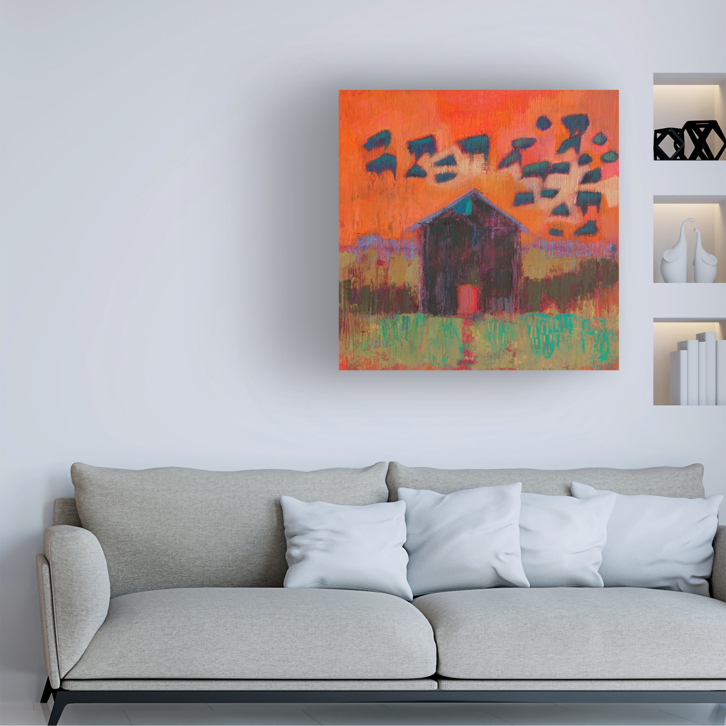 Sue Jachimiec 'Kasten Barn' Canvas Art