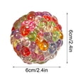 thumbnail image 2 of Sokhug Soft Rubber Squeeze Bead Stress Ball for Anxiety Relief Finger Exercise, A, 2 of 5