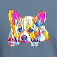 thumbnail image 3 of CafePress - Colorful Corgi Puppy T Shirt - Mens Comfort Colors Shirt, 3 of 5