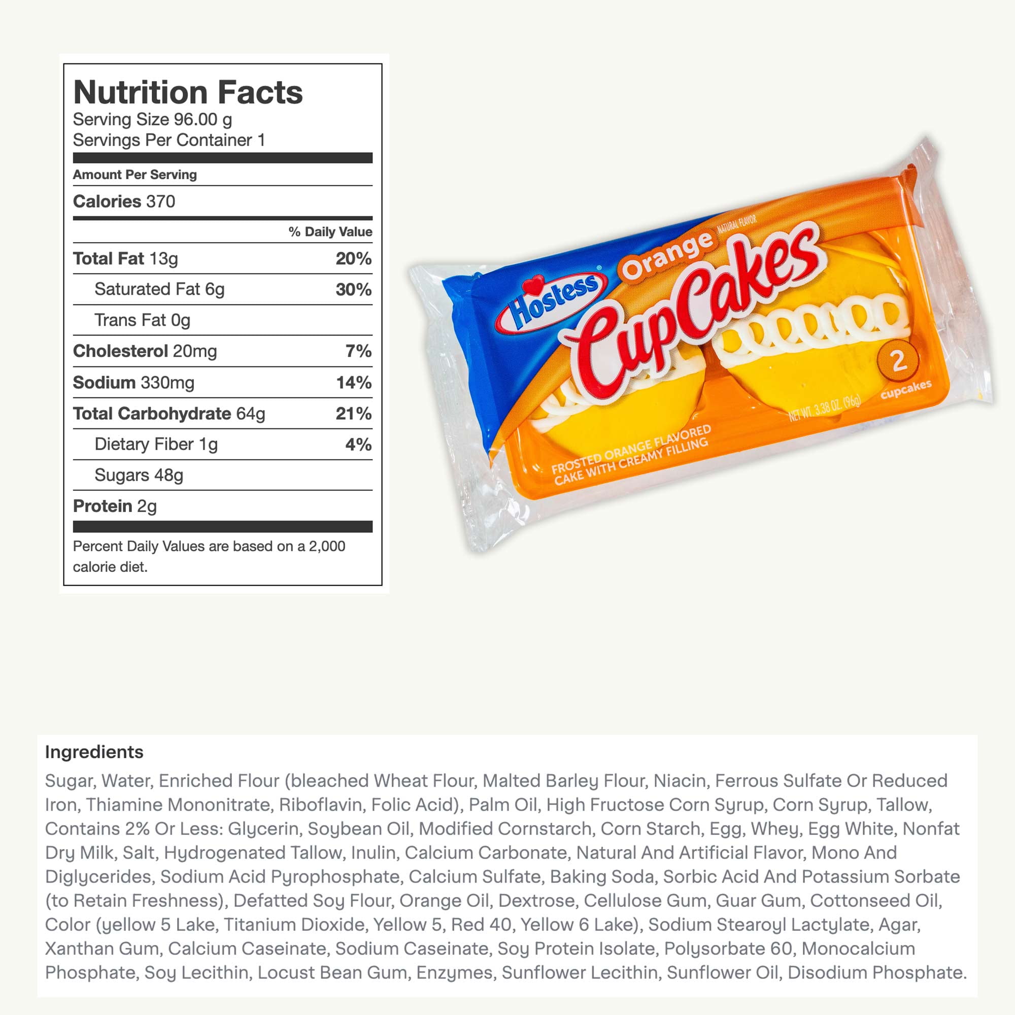 Hostess Honey Buns Donettes (36 mini donuts) - Strawberry, Birthday, Orange Cupcakes (6 cupcakes) - Organic Roasted, Peach Yerba Mate Tea bags (2 tea bags) - 11 Items