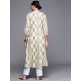 thumbnail image 3 of eloria Casual Top Cotton Kurti Tunic Indian Ethnic Women Printed Straight Kurta Hippie, 3 of 5