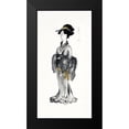thumbnail image 2 of Paschke, Chris 11x18 Black Modern Framed Museum Art Print Titled - Geisha I Black and Gold, 2 of 5