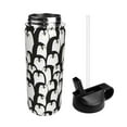 thumbnail image 2 of Easygdp Cartoon Penguin 18oz Sports Insulated Kettle With Straw Insulated Water Bottle For Running Hiking Cycling Climbing Man'S Womens Sports Water Bottle, 2 of 8