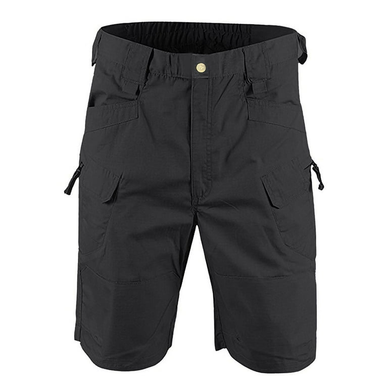 CHGBMOK Mens Cargo Shorts, Big and Tall, Ripstop Nylon, Tactical