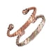thumbnail image 2 of Pulsera de cobre Real con imán, brazalete ajustable de cobre vikingo para el alivio del dolor, artritis, negro, plata, Energía para la salud Fivean unisex, 2 of 2