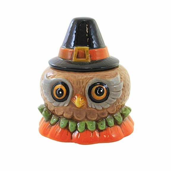 Tabletop Pilgrim Critter Bowl Dolomite Thanksgiving Johanna Parker Th00288 Owl