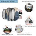 thumbnail image 3 of FORMRS Unisex School Backpack 17" Student Travel Bag with Laptop Compartment, Art Mountains, 3 of 7