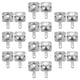 thumbnail image 4 of 10 conjuntos Batería Placas de resorte de conexión rápida para dispositivos de control remoto Placas de contacto del adaptador de batería de bricolaje para baterías AAA, 4 of 5