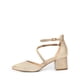 thumbnail image 2 of Zapatos DREAM PAIRS Tacones Bajos Anchos con Punta Dorados, 2 of 8