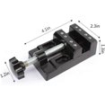 thumbnail image 2 of Tornillo de banco para tallado, Mini abrazadera plana para mesa, Mini apertura paralela, tornillo de banco, abrazadera de mesa, herramienta de reparación de tornillo para joyería, reloj Nucl, 2 of 5