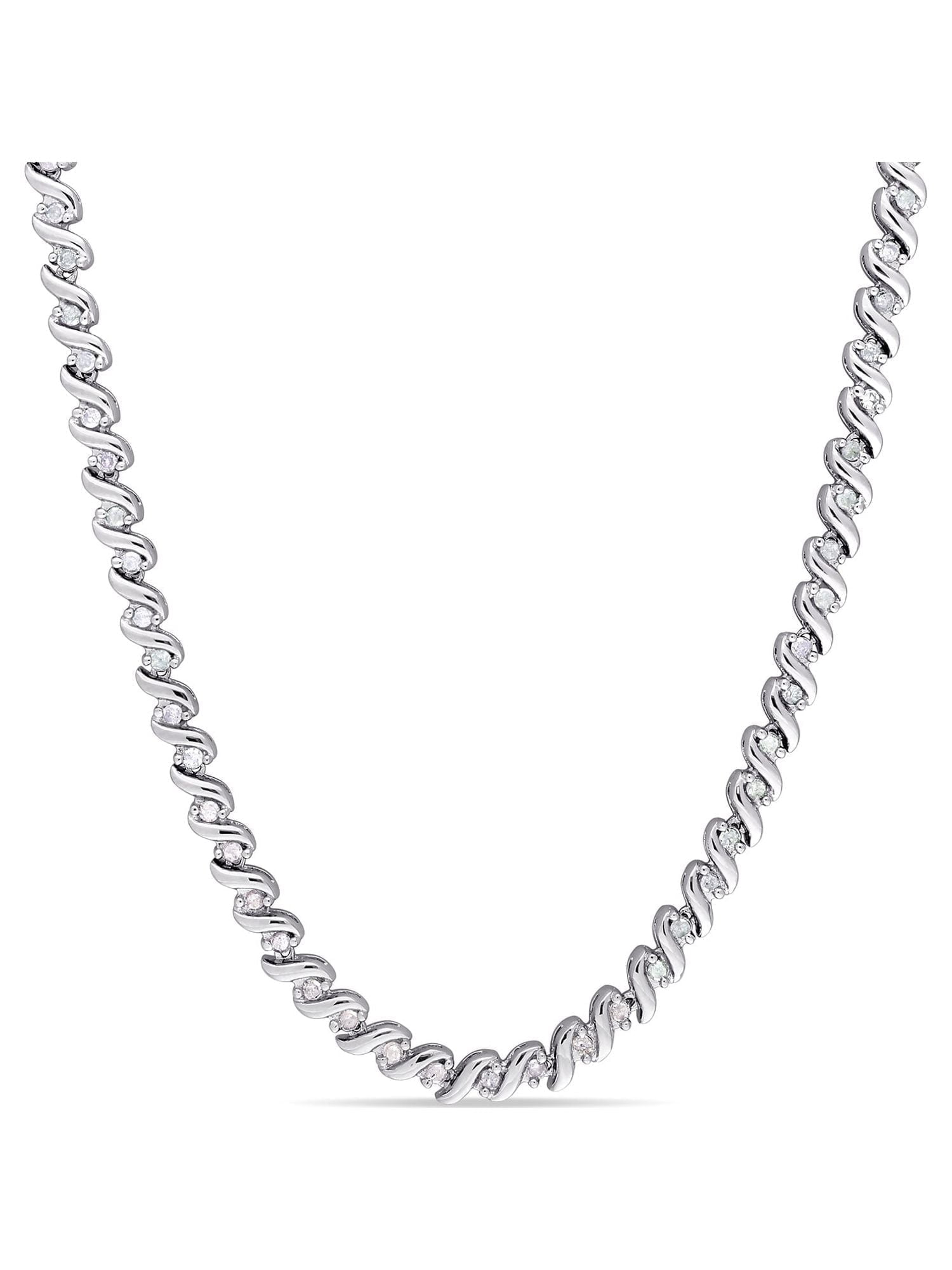 Everly Women's Diamond Sterling Silver Tennis Necklace