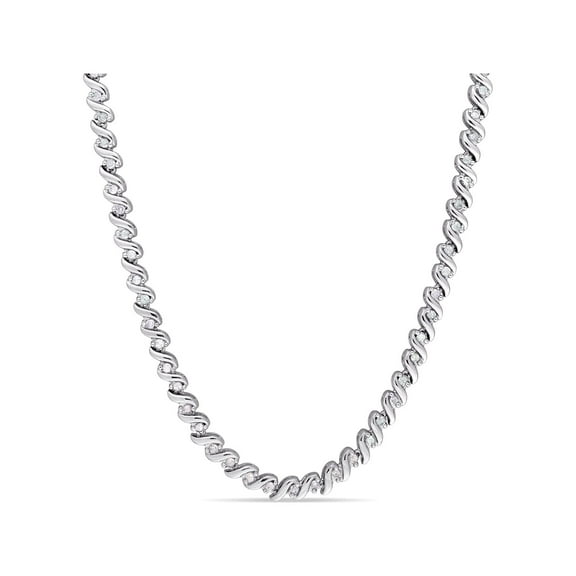 Everly Women's Diamond Sterling Silver Tennis Necklace