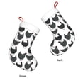 thumbnail image 3 of Salouo Retro Rooster Print Christmas Stockings,Large Xmas Stocking Set of 1 Holiday and Farmhouse Stocking for Christmas Holiday Party Decoration(17.7*11 Inch), 3 of 7
