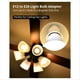 thumbnail image 3 of Paquete de 12 Adaptadores E12 A E26, Portalámparas E12 A Base Media, Convertidor E26 E27, Adaptador de Portalámparas, Portalámparas para Candelabros, 3 of 5